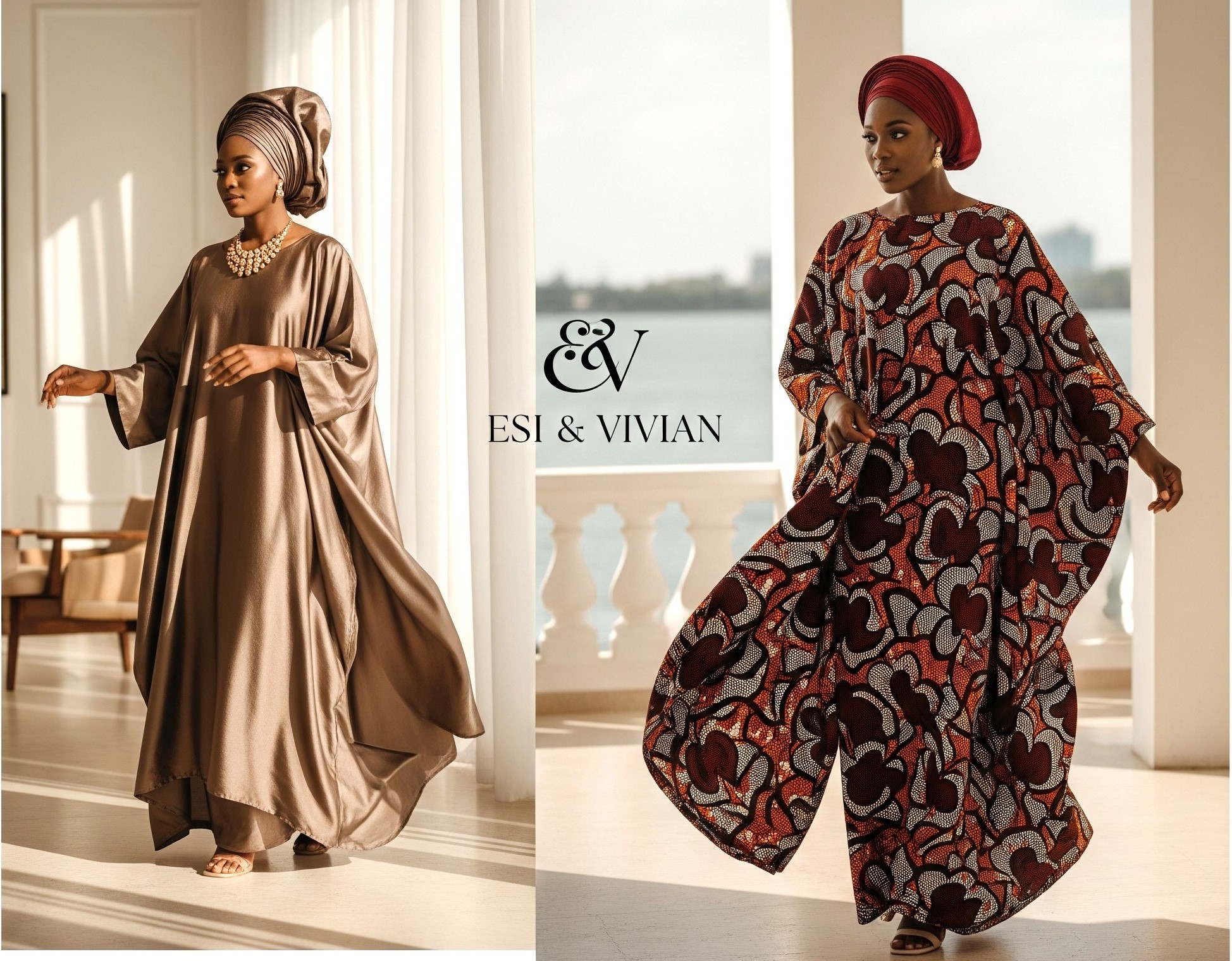 Esi & Vivian Kaftans & Boubous
